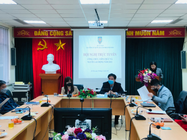 Hội nghị công chức, viên chức và người lao động năm 2021 của Cục Đăng ký quốc gia giao dịch bảo đảm