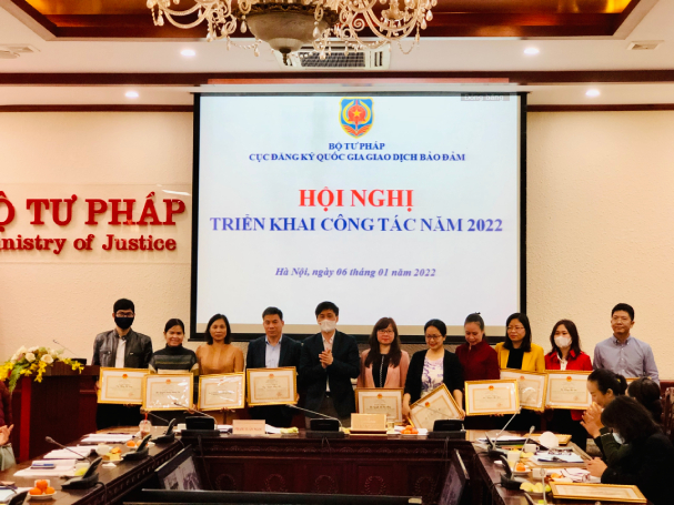 Hội nghị triển khai công tác năm 2022 của Cục Đăng ký quốc gia giao dịch bảo đảm