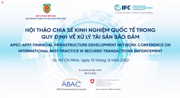 Hội thảo chia sẻ kinh nghiệm quốc tế về xử lý tài sản bảo đảm