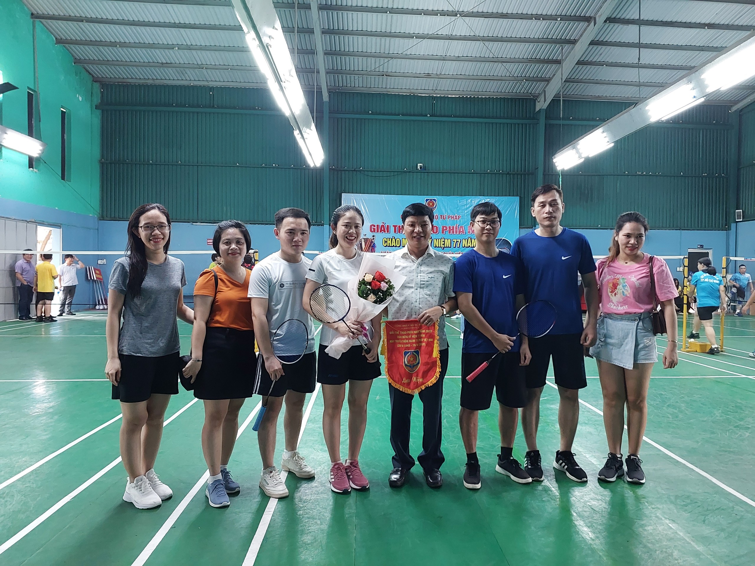 Tổ Công đoàn Trung tâm Đăng ký giao dịch, tài sản tại TP.Hồ Chí Minh sôi nổi tham gia Giải thể thao giữa các đơn vị thuộc Bộ tại phía Nam
