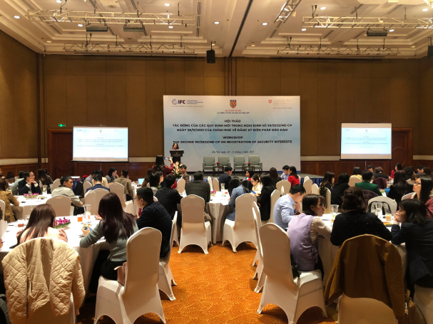 Hội thảo về tác động của các quy định mới trong Nghị định số 99/2022/NĐ-CP ngày 30 tháng 11 năm 2022 của Chính phủ về đăng ký biện pháp bảo đảm