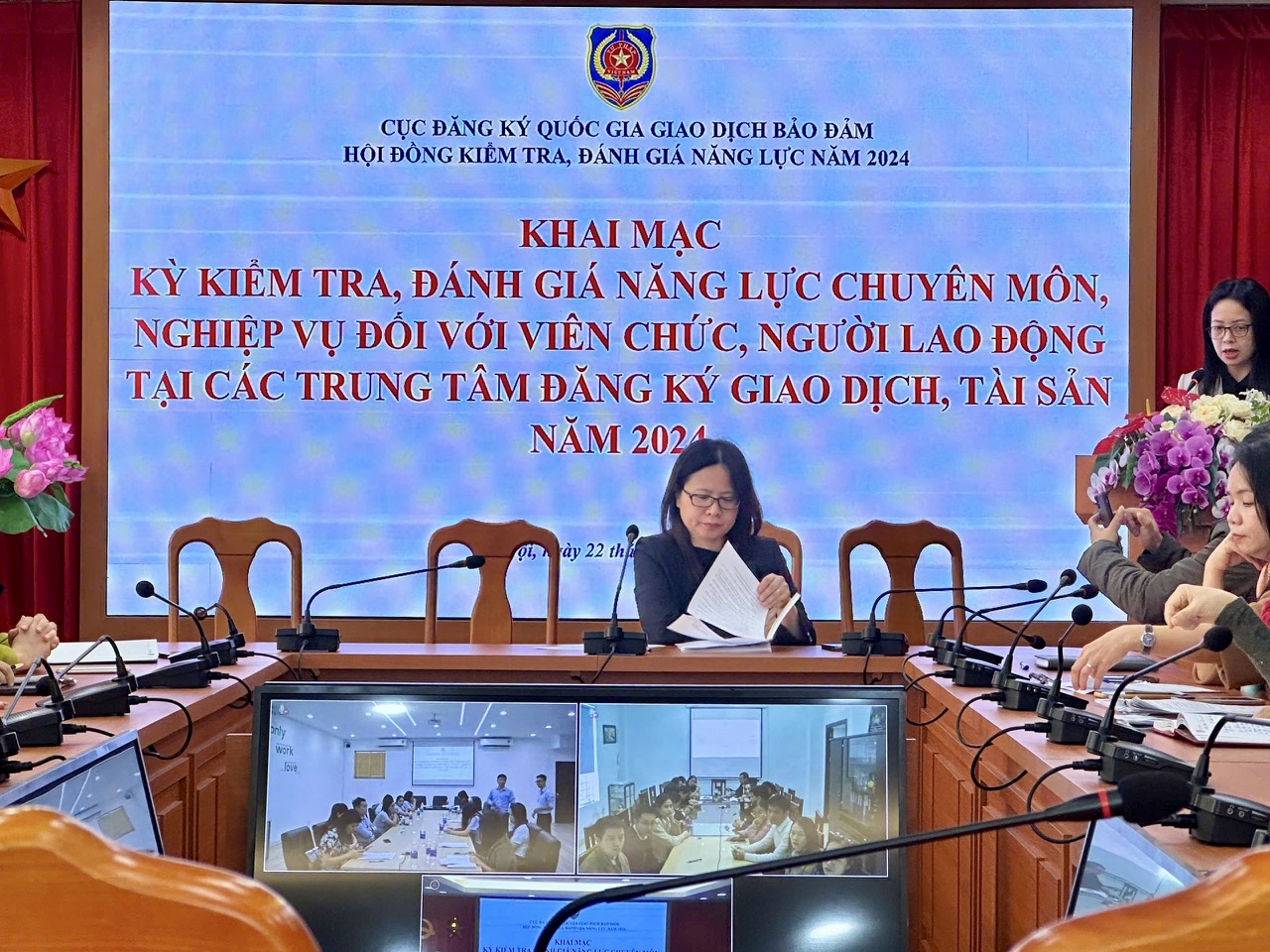 Cục Đăng ký quốc gia giao dịch bảo đảm tổ chức Kỳ kiểm tra, đánh giá năng lực chuyên môn, nghiệp vụ đối với viên chức, người lao động